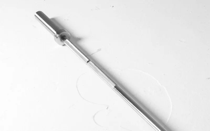 6 ft Olympic Bar - long metal rod thicker on end