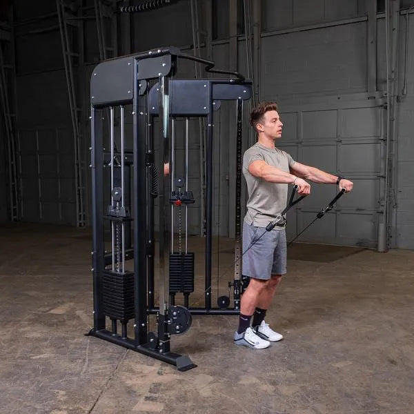 Body-Solid Commercial Functional Trainer GFT100 - male using it