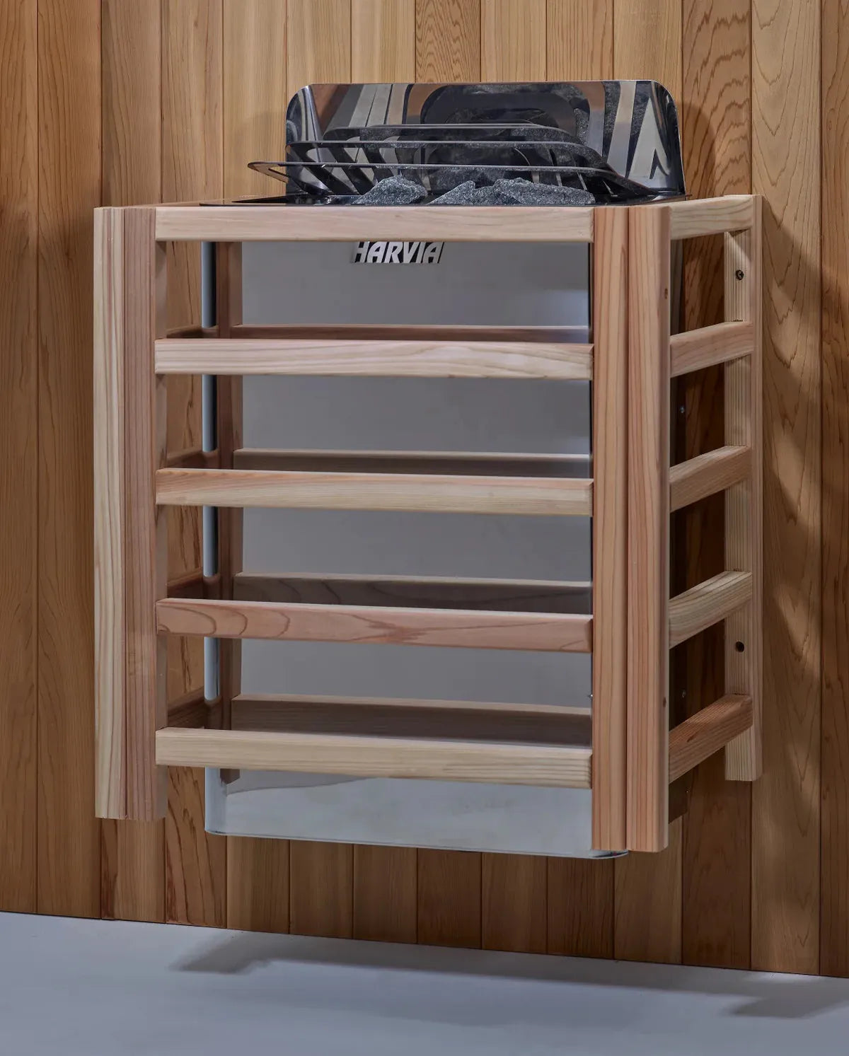 Golden Designs "Forssa Edition" 3 Person Indoor Traditional Steam Sauna - Canadian Red Cedar Interior - Harvia sauna heater
