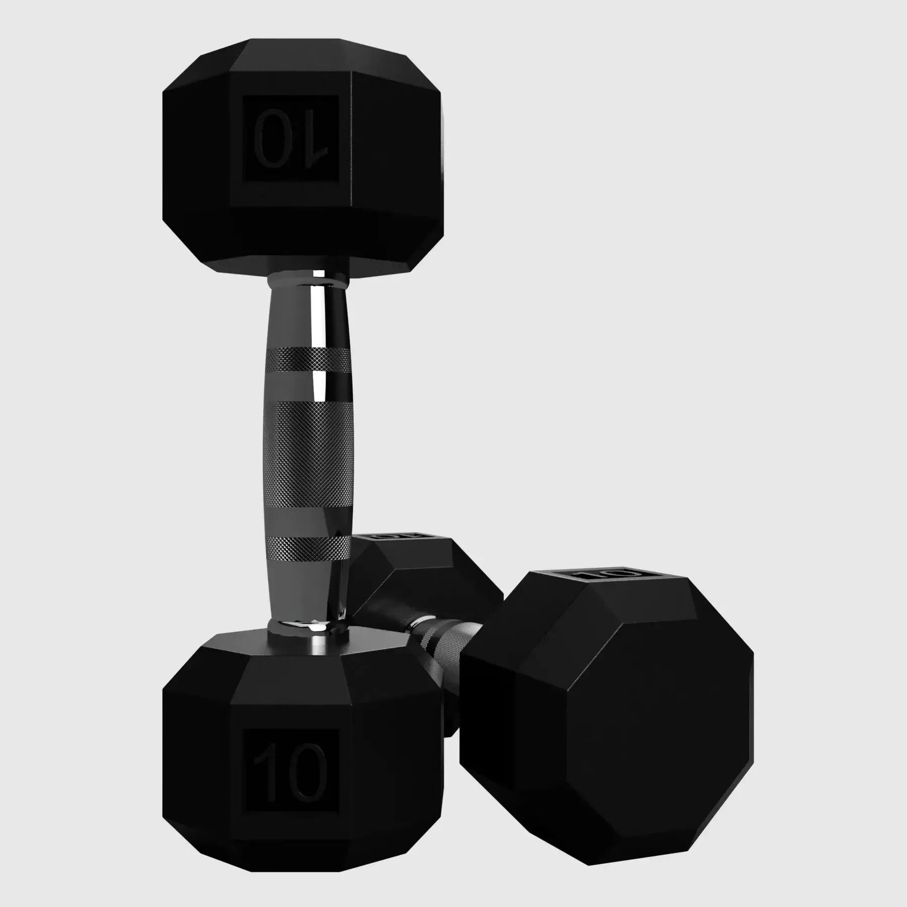 VTX SD-R 8-Sided Rubber Dumbbell Sets - 10lbs