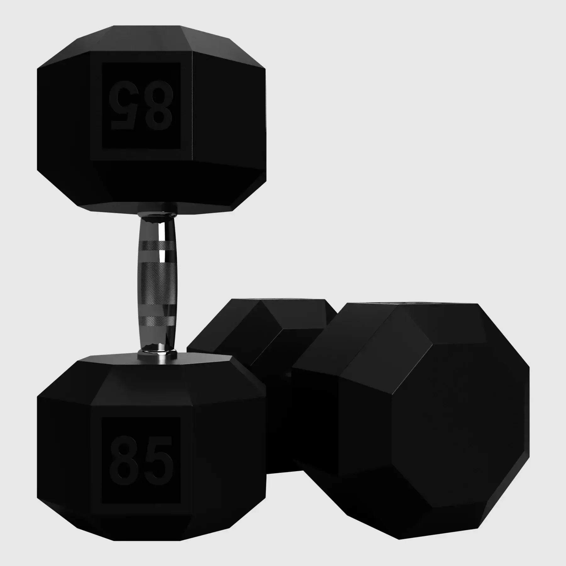 VTX SD-R 8-Sided Rubber Dumbbell Sets - 85lbs