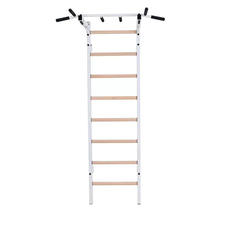 BenchK Series 2 221 Wallbars -  Front view photo with white steel