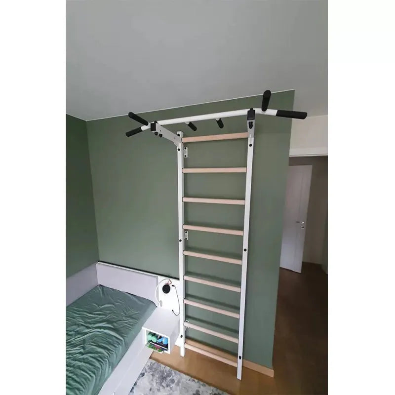 BenchK Stall Bar 721B - Wall bar placed beside a bed or sofa