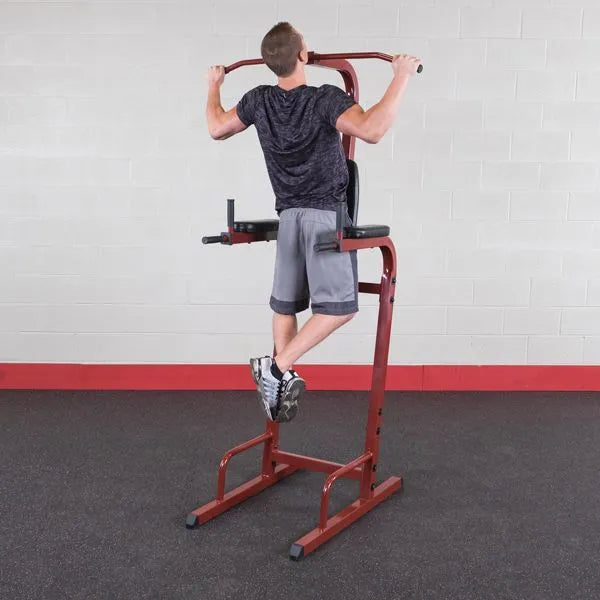 Best Fitness BFVK10 Vertical Knee Raise - pull up with cross leg position