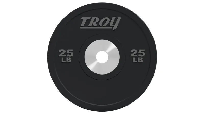 Black Premium Bumper Plate - 25 lbs