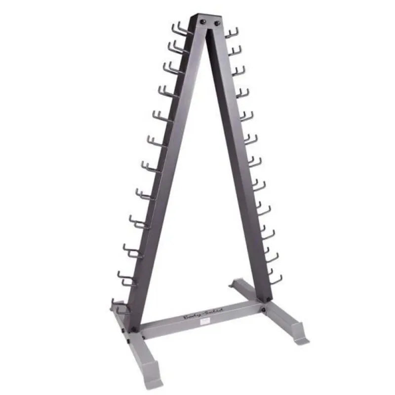 Body-Solid 12 Pair Neoprene Dumbbells With Rack GDR24-NPACK - photo of actual product without the dumbbells