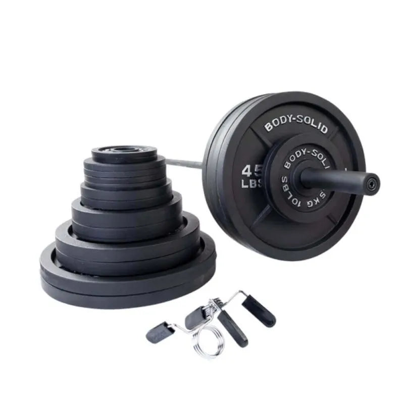 Body-Solid Cast Iron Plate & Barbell Set - main photo
