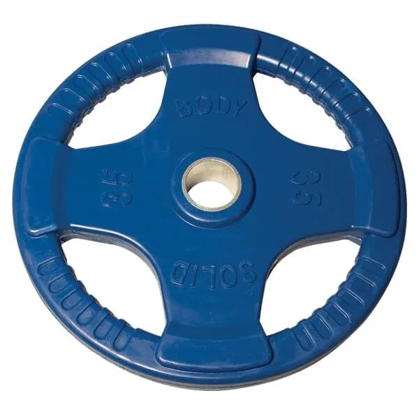 Body-Solid Colored Rubber Grip Olympic Plates ORC - Blue plate 35