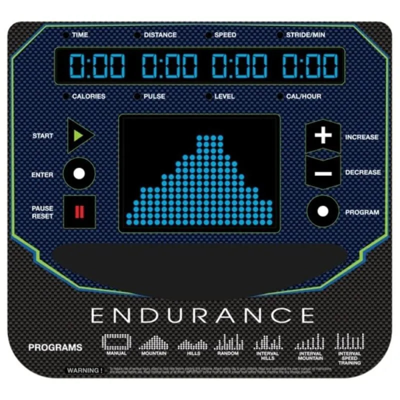 Body-Solid Endurance Center Drive Elliptical E300 - Controls