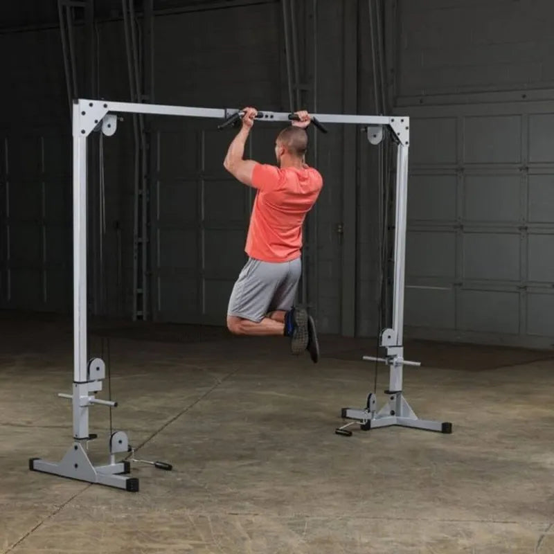 Body-Solid Lat Pull-Up / Chin-Up Station GCA2 -  man doing pull up exercises