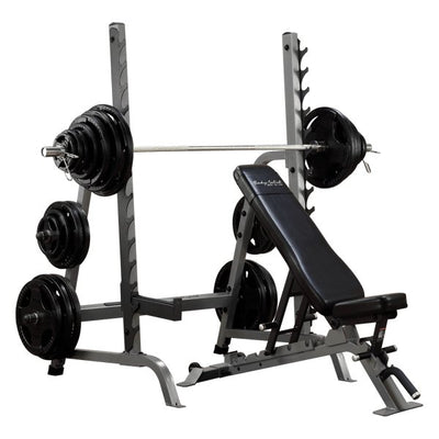 Body Solid Pro Club Line Full Commercial Adjustable Olympic Package