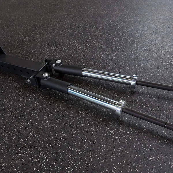 Body Solid Pro Club Line Power Rack Base Rack/Liftoffs/Premium Safeties - pair of metal rods
