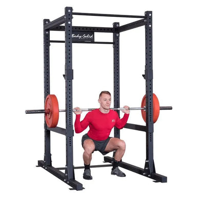 Body Solid Pro Club Line Power Rack Base Rack/Liftoffs/Premium Safeties