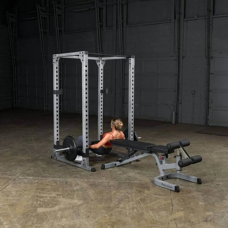 Body-Solid Pro Power Rack GPR378 - Woman working out with barbell