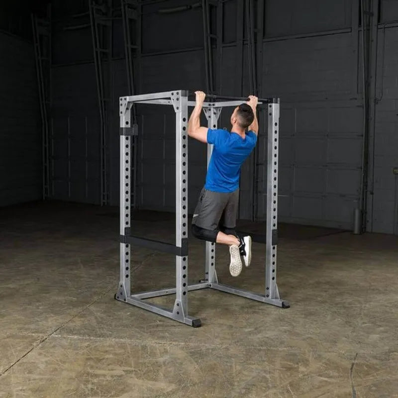 Body-Solid Pro Power Rack GPR378 - Man on chin up exercise