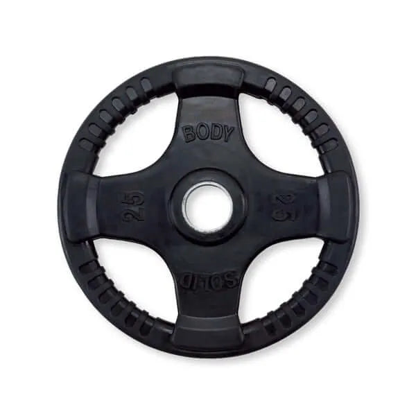 Body-Solid Rubber Grip Olympic Plates ORT - Size: 25lbs