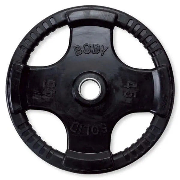 Body-Solid Rubber Grip Olympic Plates ORT - Size: 45lbs