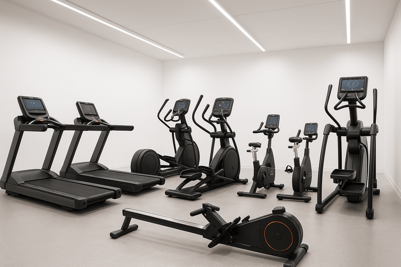 Different cardio equipment
