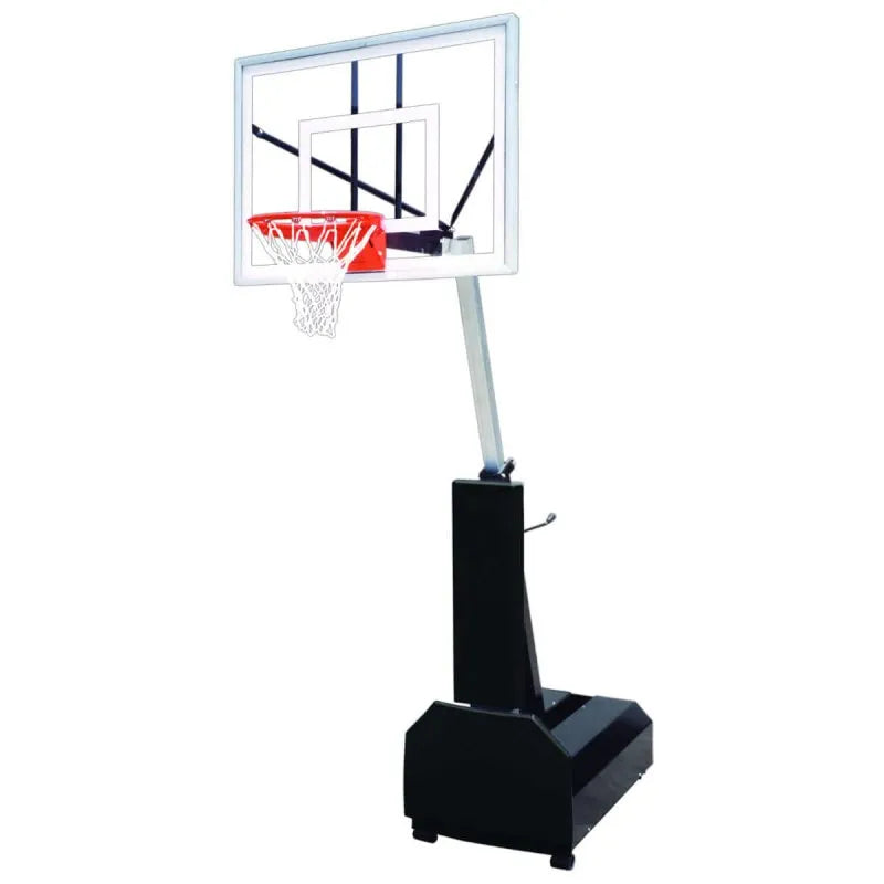 First Team Fury Portable Basketball Hoop - black base
