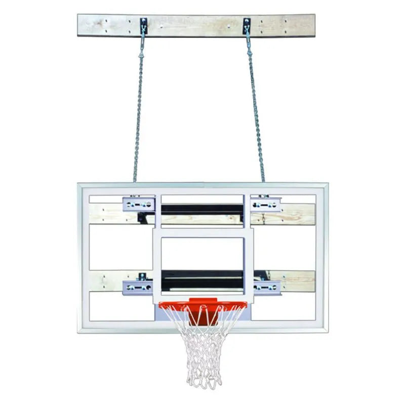 First Team SuperMount23 Wall Mount Basketball Hoop - mounted