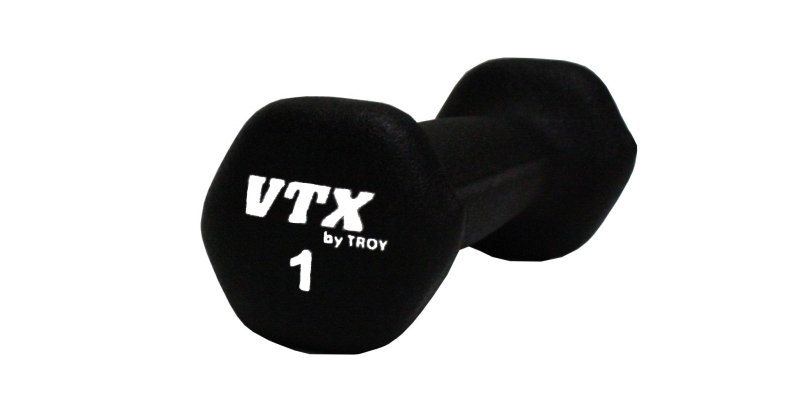 Neoprene Dumbbells - with white text