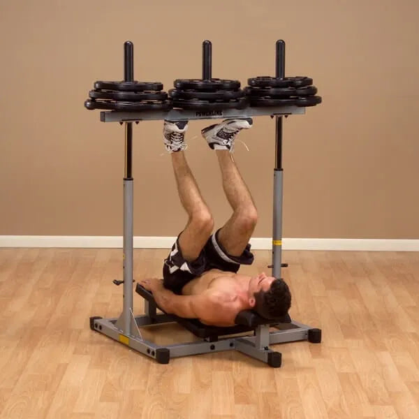Powerline Vertical Leg Press PVLP156X - man using it