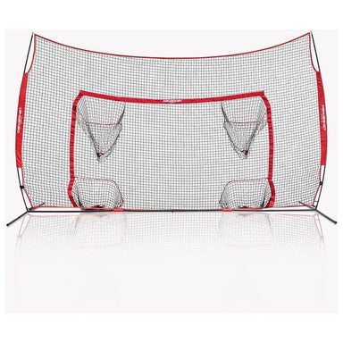 Powernet 16x10 Ft Soccer Goal Combo Barrier 1214 in white background