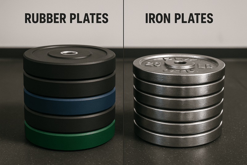 Rubber Plates vs Iron Plates