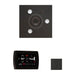 Thermasol Wellness Steam Package with SignaTouch Square | WSTPSS - Finish: Matte Black