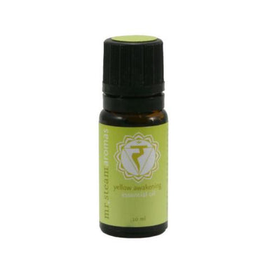 Mr. Steam Yellow Awakening Chakra Aroma Oil in 10 mL Bottle