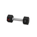 TKO Tri-Grip Urethane Hex Dumbbells 816TXU -  black iron dumbbell 