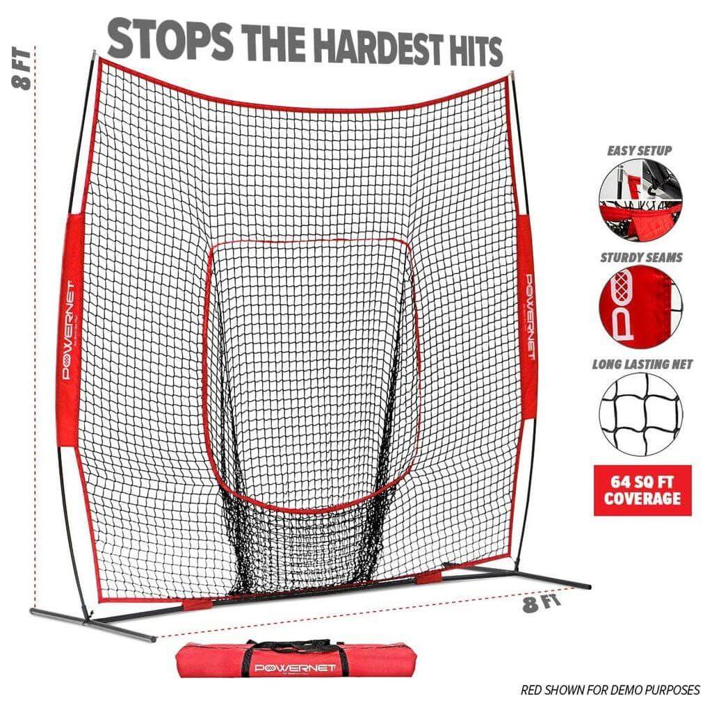 Visual presentation of Powernet 8x8 Practice Net 1152 and its features