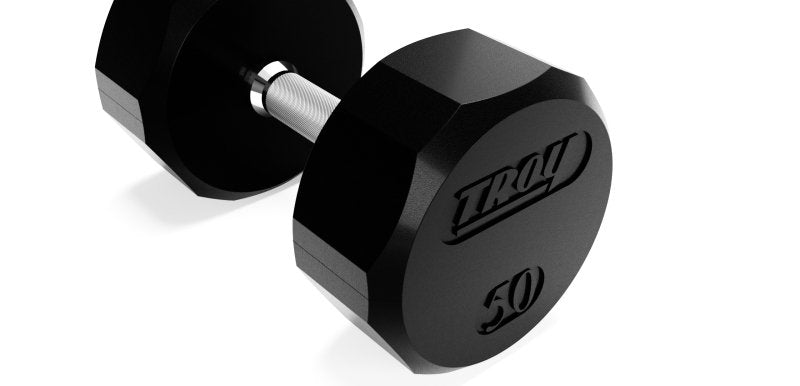 12 Sided Rubber Dumbbell