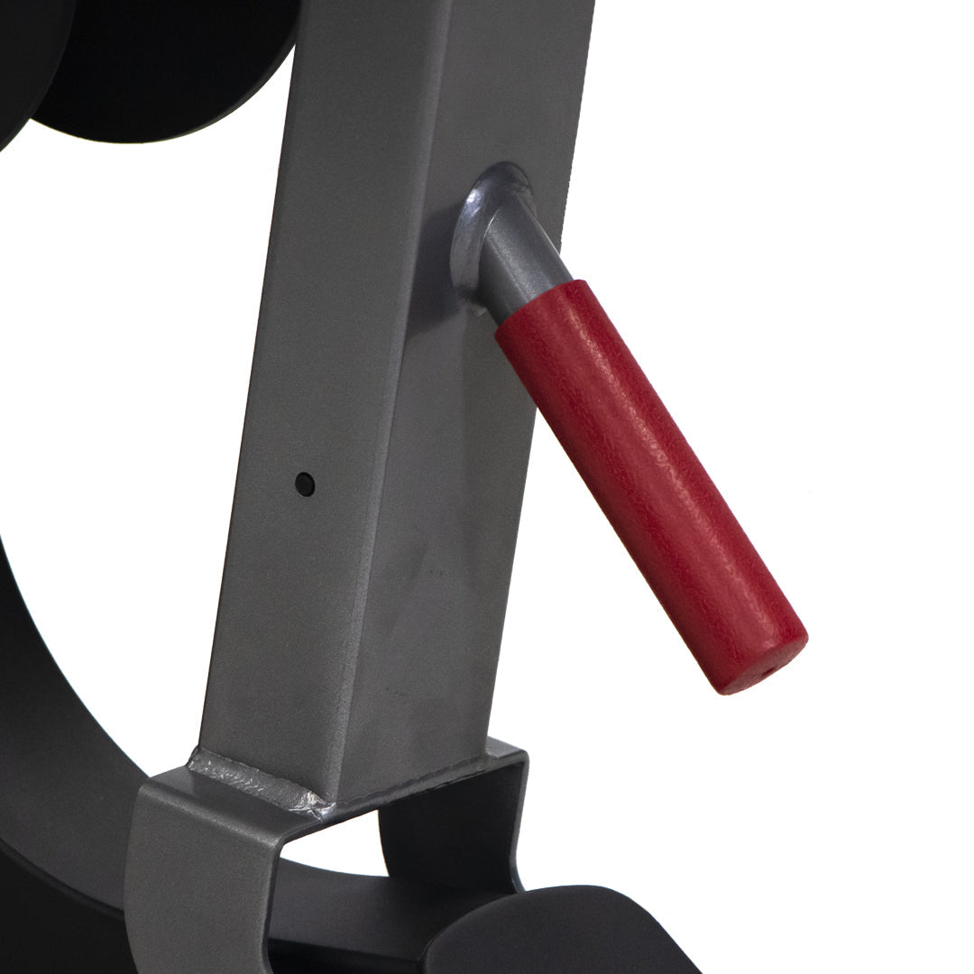 TKO Strength Flat/Incline/Decline Bench 924FID-B - metal grey and red part