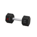 TKO Tri-Grip Urethane Hex Dumbbells 816TXU - weight with label of 25