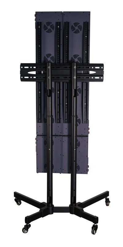 2x PRO300 + 2x PRO1500 - back of the panel with wheeled base