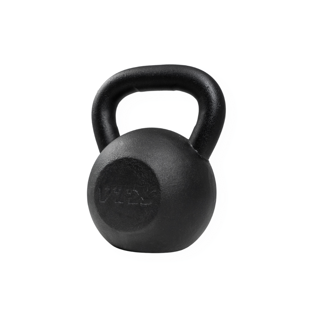 Cast Iron Kettlebell - black metal weight