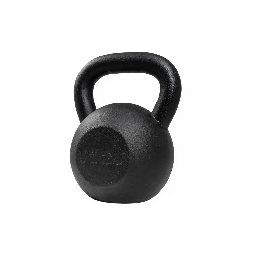 Cast Iron Kettlebell - black metal weight