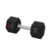 TKO Tri-Grip Urethane Hex Dumbbells 816TXU - dumbbell with label number of 35