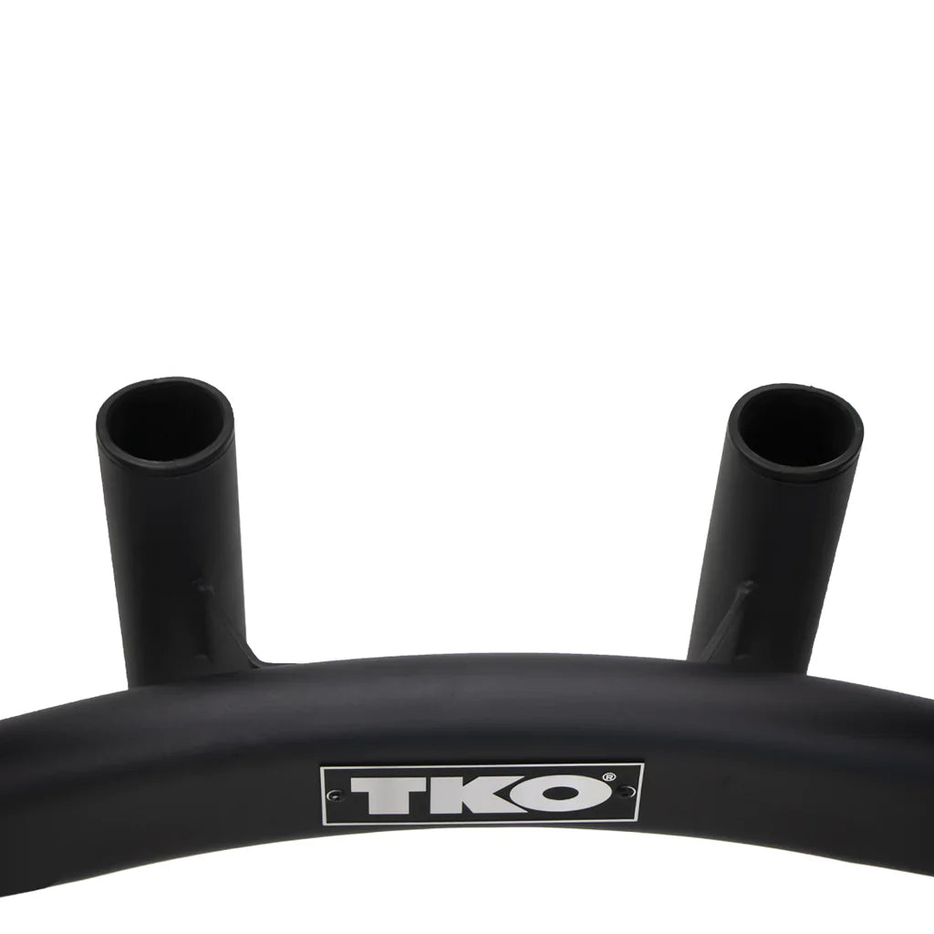 TKO Strength Olympic Plate Tree 843OPT-BK - black metal with two hole