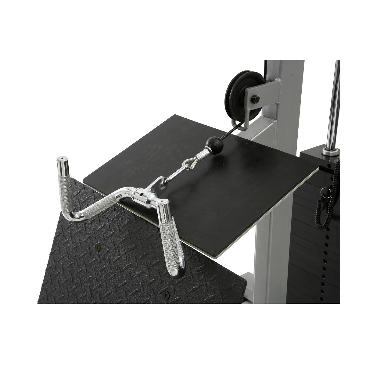 York Barbell STS Low Seated Row.- Closeup