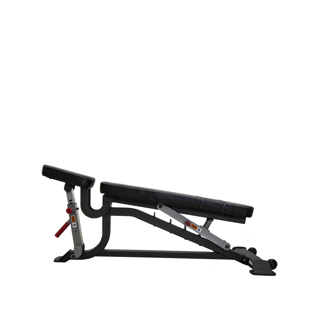 TKO Strength Flat/Incline/Decline Bench 924FID-B -black with metal