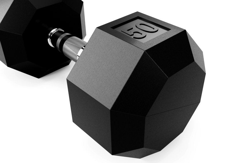 8-Sided Rubber Dumbbell