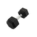 TKO Classic Rubber Hex Contour Dumbbells Set 5-50lbs 804RX550 - one rubber hex contour dumbbell weighting 25 lbs