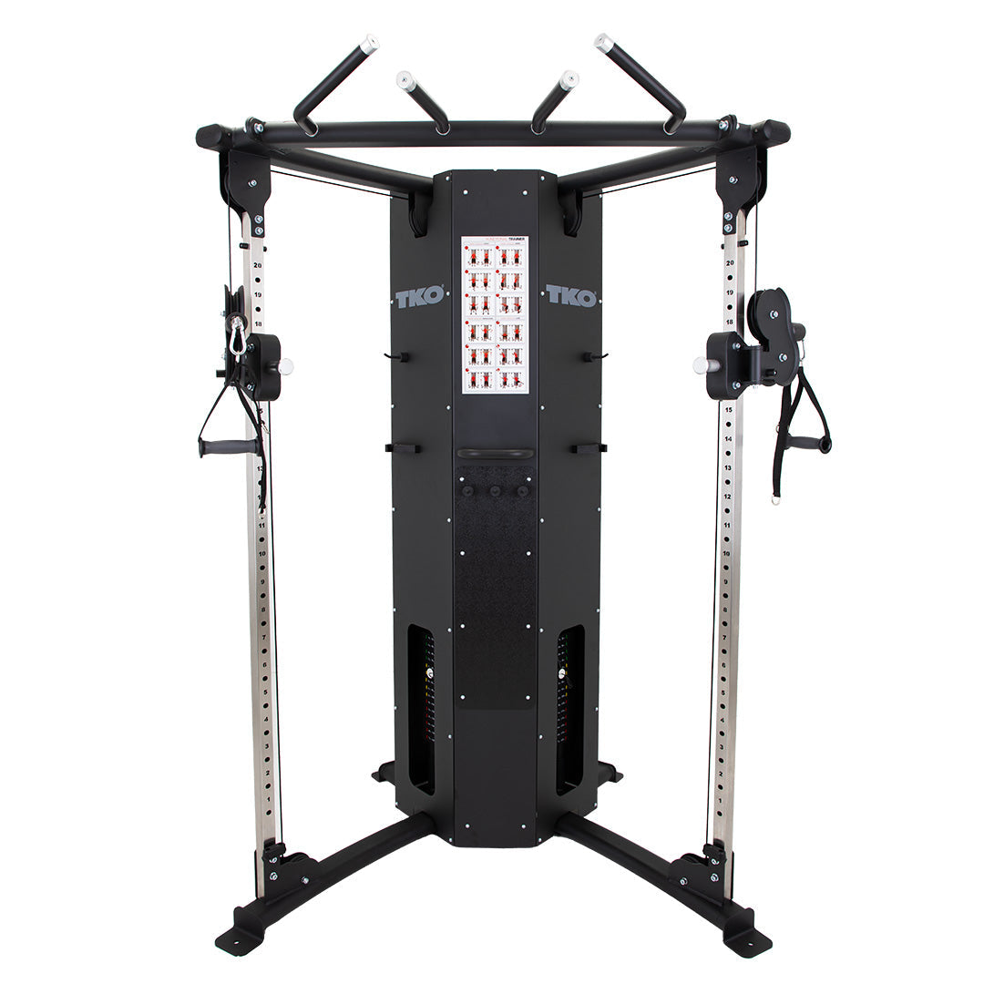 TKO Strength 8060 Light Commercial Functional Trainer- back view of functional trainer