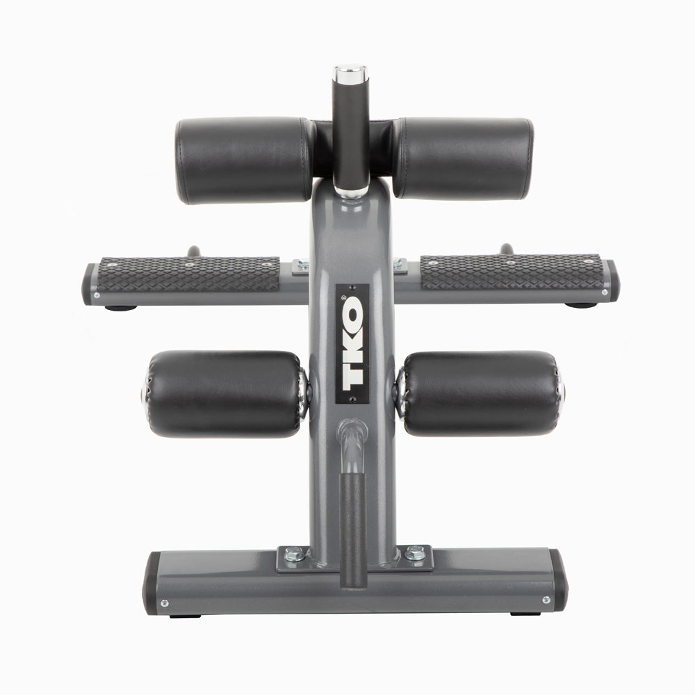 TKO Strength Sit-Up Bench 864SB-B - front view of sit-up bench