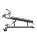 TKO Strength Commercial Ab/Crunch Bench 875CB - grey crunh bench with comfortable pads 