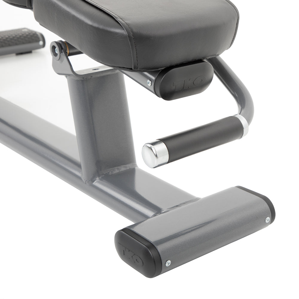 TKO Strength Commercial Ab/Crunch Bench 875CB - closeup of grey adjustable head baord