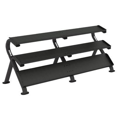 TKO 5-100 Lb. Dumbbell Rack/Set With Mega Rack 891HDR-BK