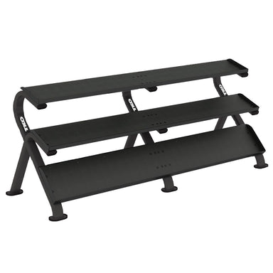 TKO 5-100 Lb. Dumbbell Rack/Set With Mega Rack 891HDR-BK